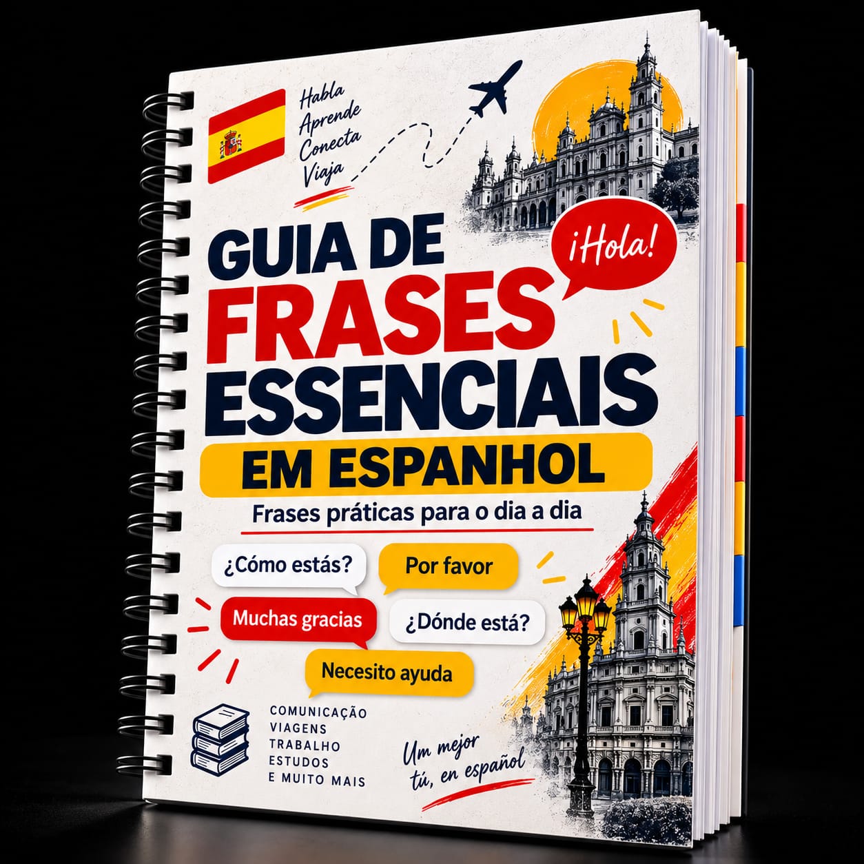 Capa: Guia de Frases Essenciais em Espanhol