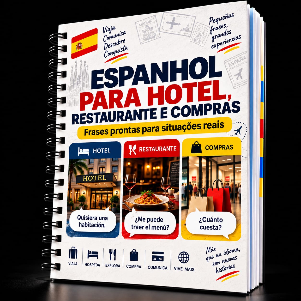 Capa: Espanhol para Hotel, Restaurante e Compras
